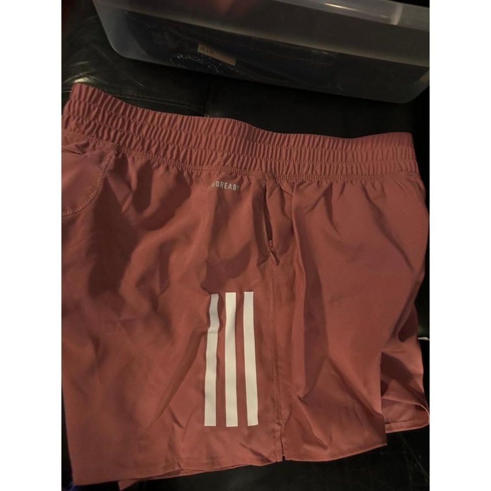 Adidas Women Own The Run 3 Inch Shorts Preloved Crimson IY1104 S